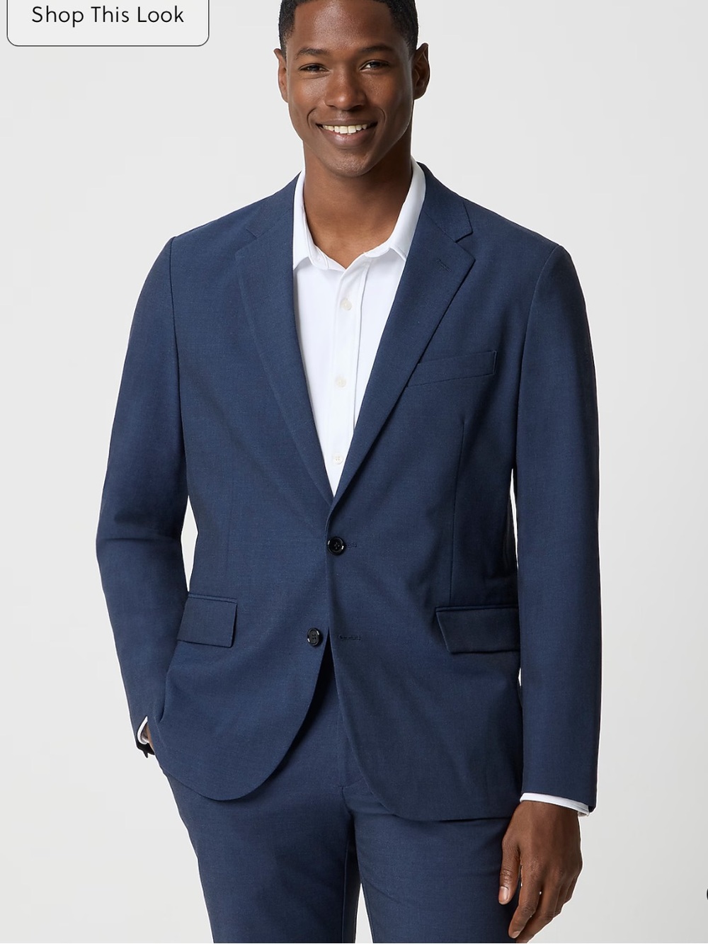 J Crew Slim-fit Thompson Performance Suit Jacket Navy Size 38R AU591 NWT $450